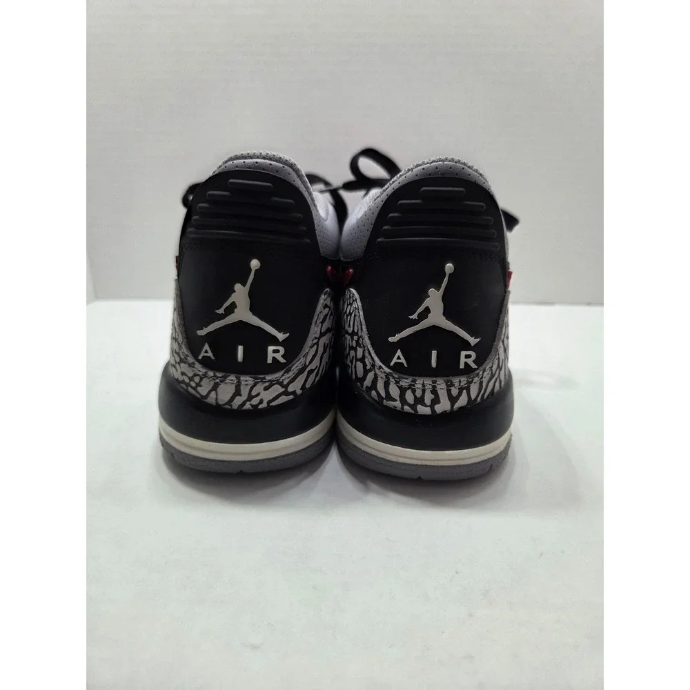 Jordan Legacy 312 Low Bred Black Red Elephant Print Kids 6Y CD9054-006